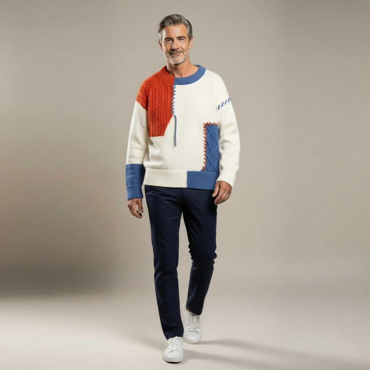 Fernando | Patchwork Sweater